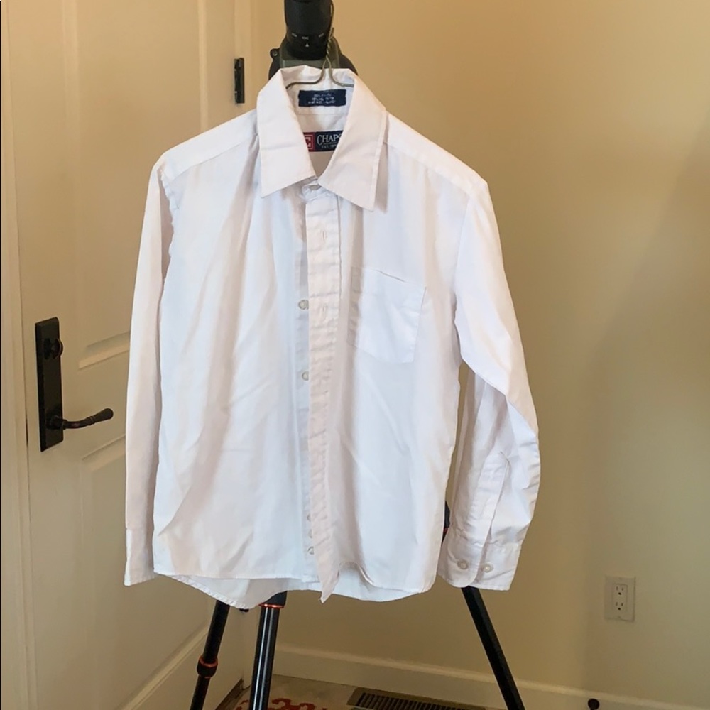Boys white dress shirt